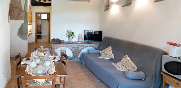 Thumbnail: the living room in Florentia Apartment - Monastero San Silvestro