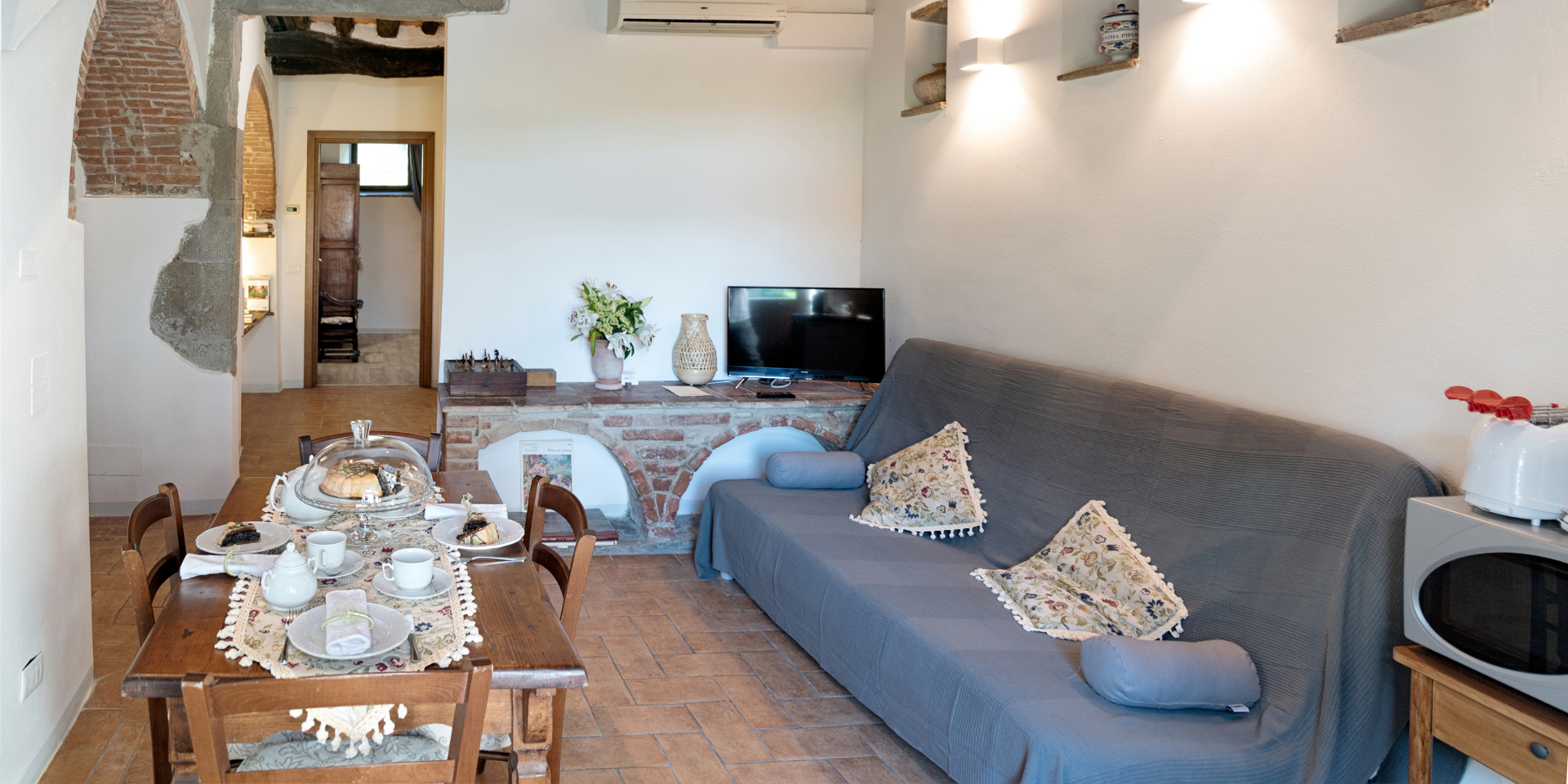 Living room in Florentia Apartment, Monastero San Silvestro